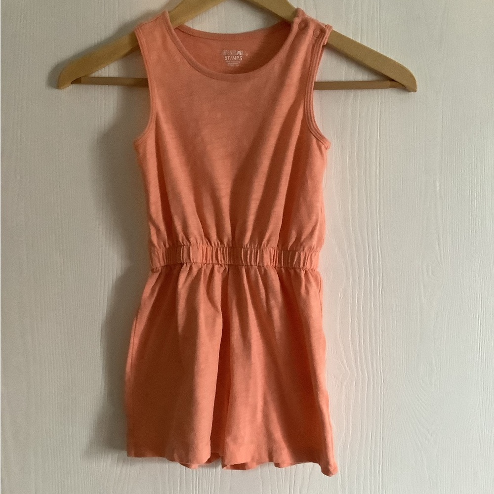 Garanimals Coral Sleeveless Kids One Piece